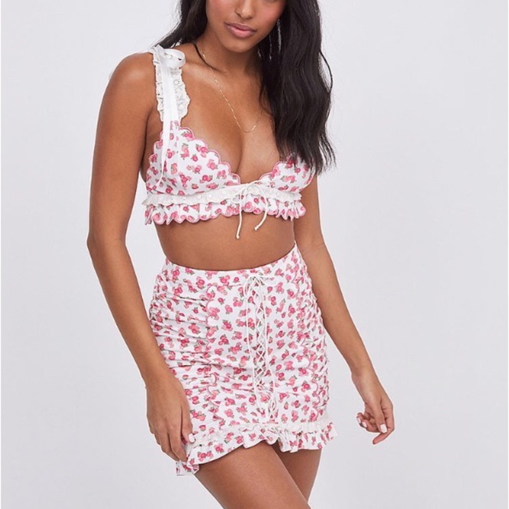 For Love & Lemons x Victoria’s Secret Baby Blooms Matching Set
